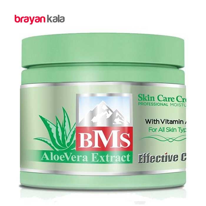 عکس اصلی کرم مرطوب کننده آلوئه ورا بی ام اس (BMS) حجم 200 میلی لیتر